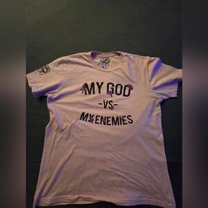 Graphic PINK  T-Shirt with Bold Text